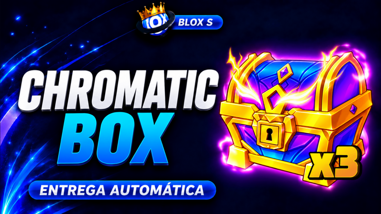 3X Chromatic Box ( DIRETO Na Sua Conta) [575 Robux]
