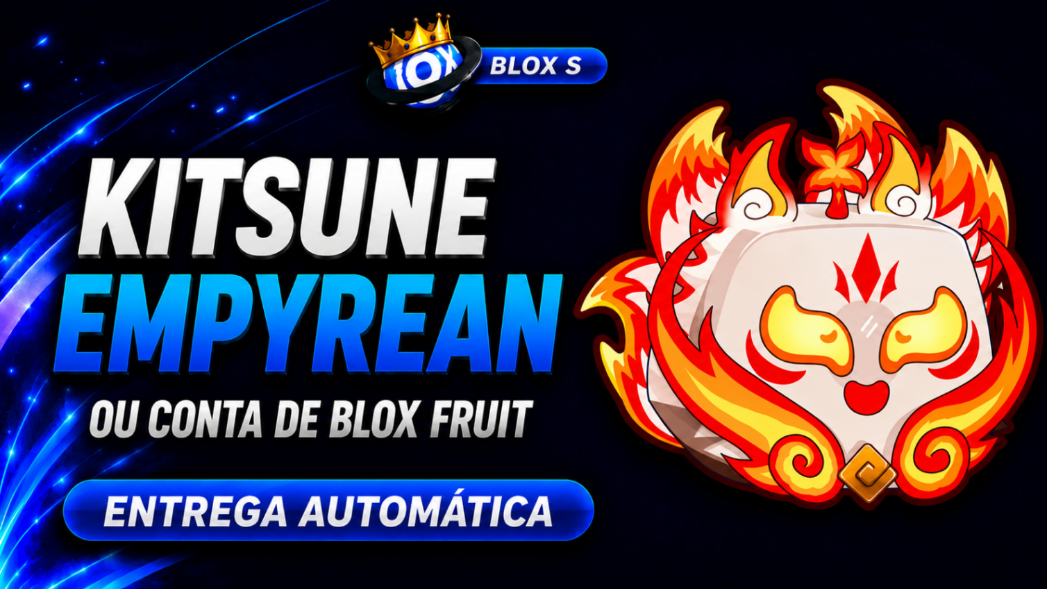 KITSUNE EMPYREAN OU CONTA DE BLOX FRUITS